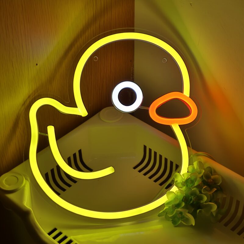 Neon Kaczka LED